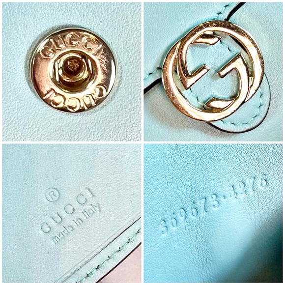 Gucci Interlocking GG Mint Leather Keyholder - Picture 10 of 10